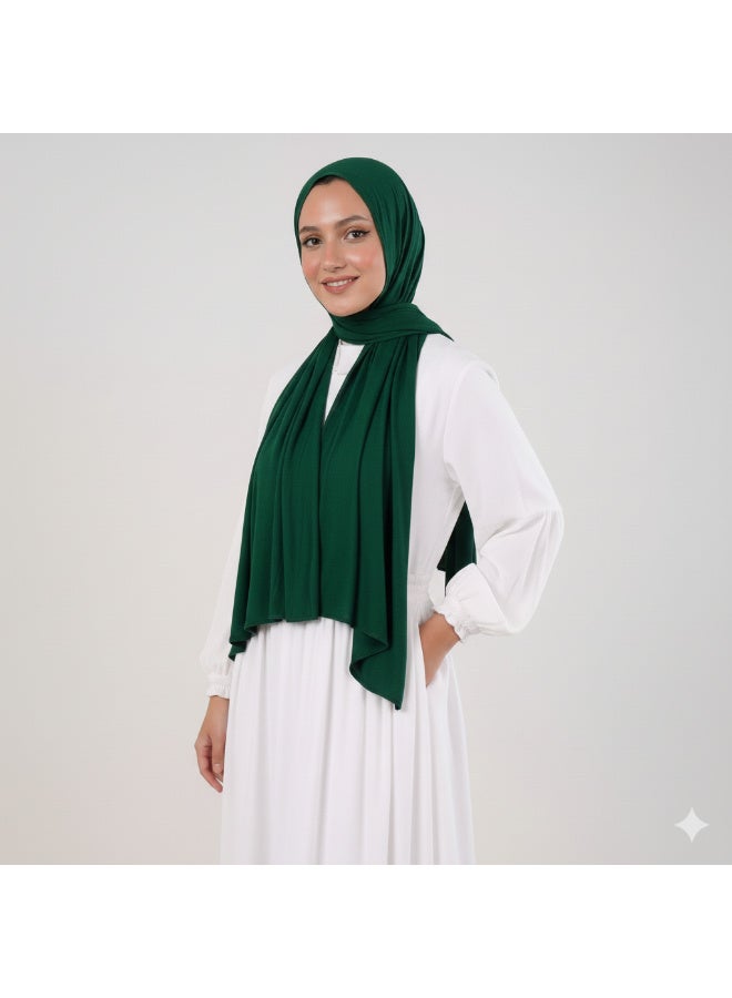 Women's Pure Cotton Soft Jersey Hijab - Premium Breathable Fabric & Full Coverage - Multi Colors - Image 3